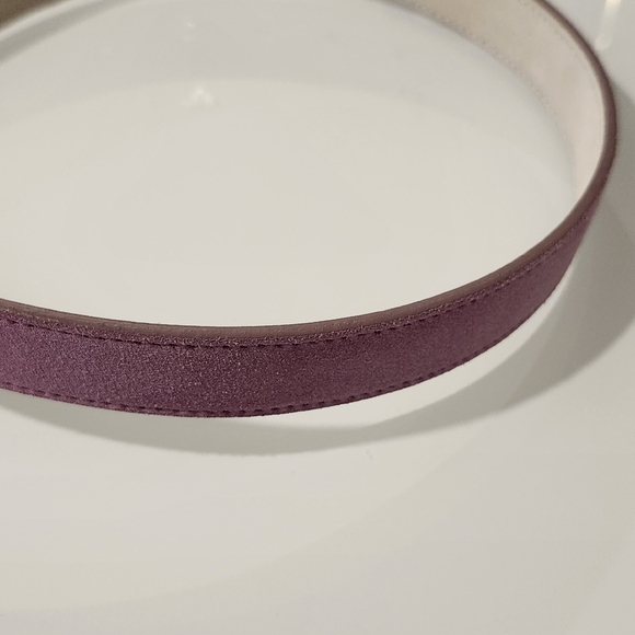 Purple Belt silver buckle SMALL Saja Boy Look Alike Belt From KPOP Demon Hunters - Picture 6 of 7